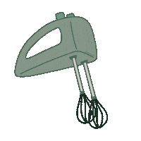 Robot Baking Sticker by Letablierdechloe