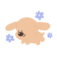 Happy Dog Sticker