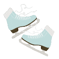 Figure Skating Skate Sticker