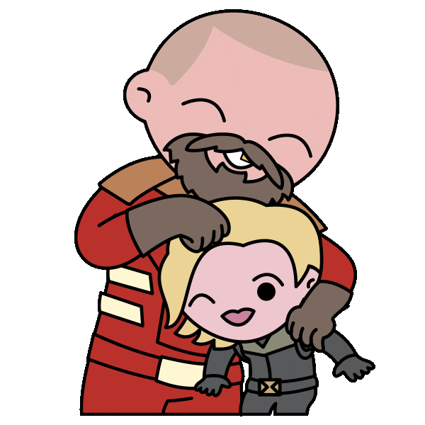 Head Rub Sticker by Marvel Studios