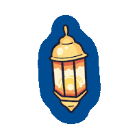 Ramadan Lantern Sticker by moodoodles