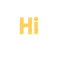 Doodle Hello Sticker