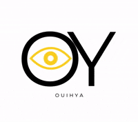 OUIHYA logo eye oy ouihya GIF