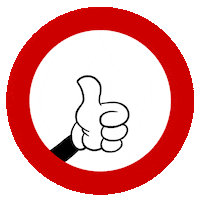 MichaelVerhuelsdonk cartoon disney sign thumbsup Sticker
