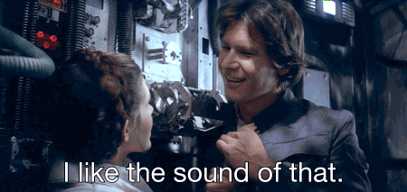 Han Solo Happiness GIF by Star Wars
