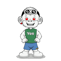 Yep Yes Sticker by Zhot