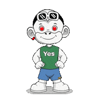 Yep Yes Sticker by Zhot