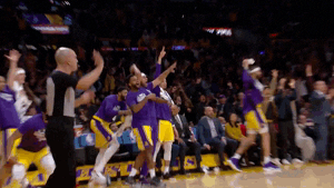 Happy Los Angeles GIF by NBA
