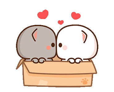 kawaiihoshi giphyupload love cat kiss Sticker