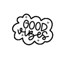 Good Vibes Friends Sticker by Poptimism Art and Lettering