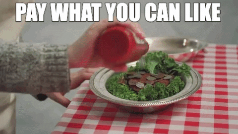 sciencewithsophie giphygifmaker food drop coins GIF