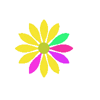 Flower Rotating Sticker