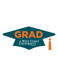 Graduation Grad Sticker by West Coast University