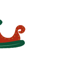 Merry Christmas Carriage Sticker