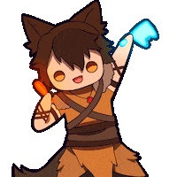 Fox Glow Sticker