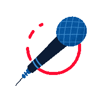 Microphone Voicekids Sticker by sat1