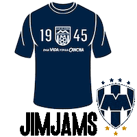 Rayados Monterrey Futbol Sticker by Jim Jams