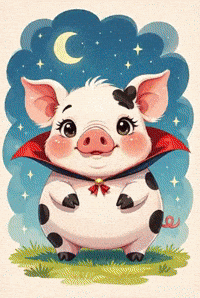 Halloween Pig GIF by The LSD Hotel