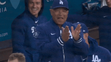 Dave Roberts Applause GIF by MLB