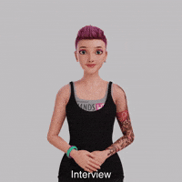 Avatar Interview GIF by Sign Time - SiMAX