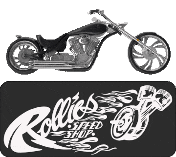 RolliesSpeedShop giphyupload chopper rollies rolliesspeedshop Sticker
