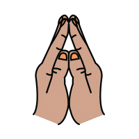 post hands Sticker by Nolaskinsentials