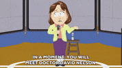 audience talking GIF by South Park 