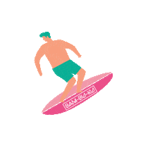 BamBuKu surf ibiza surfer inflatable Sticker