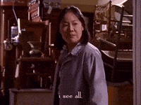 paranoid season 1 GIF by Gilmore Girls 
