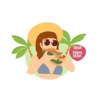 ElPozoBienstar summer comida verano sandwich Sticker