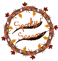 Orange Ghost Sticker