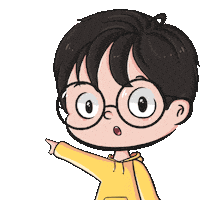 Finger Pointing Wow Sticker