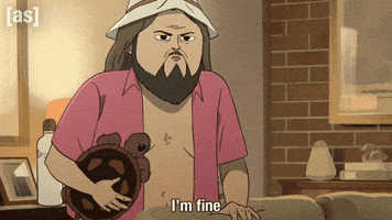 Angry Its Fine GIF by Adult Swim
