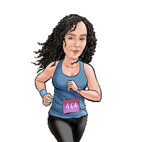 Run Running Sticker by eBibs