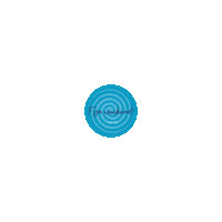Blue Circle Weekend Sticker by Buro Veer