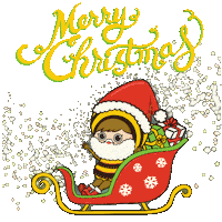 Happy Merry Christmas Sticker