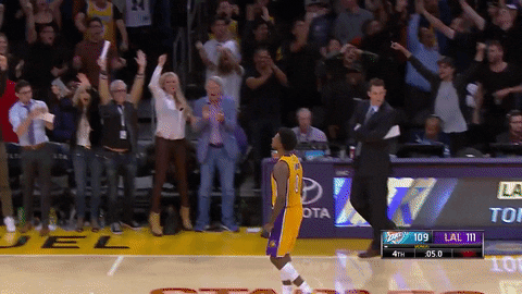 Excited Los Angeles Lakers GIF by NBA