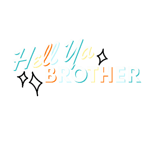 WhiskeyAndWaterPodcast brother brothers hell yeah brother whiskey and water Sticker