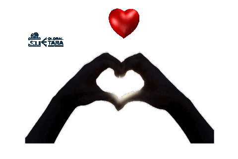 Love You Heart Sticker by Global Tara Entertainment