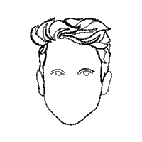 del pino face Sticker by Trap Invaders