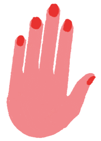 Girl Pink Sticker by Blanco Papel