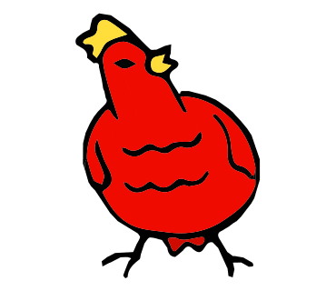 Chicken Cat999Ovo Sticker