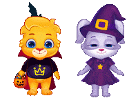 Halloween Horror Sticker by Lucas and Friends by RV AppStudios