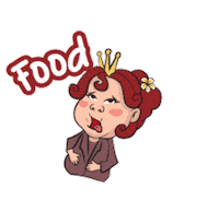 cahayakencana food yummy hungry eat Sticker