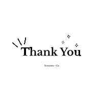 Thanks Thank You Sticker by Scentses and Co