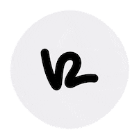 V2 Logo Sticker by V2 Records