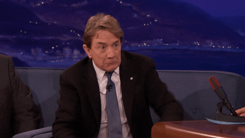 scared martin short GIF by Team Coco