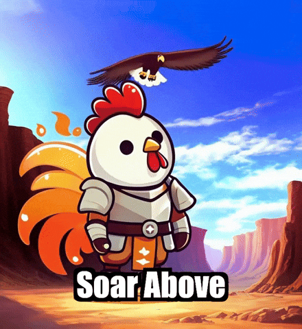 Strength Eagle GIF by Zorooster