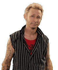 Mike Dirnt Point Sticker by Green Day
