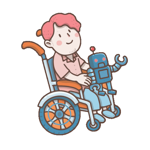 sysithailand giphyupload man robot boy Sticker